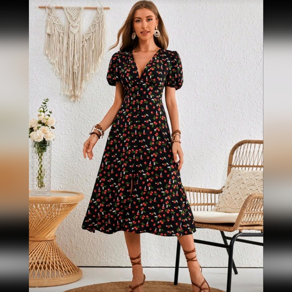 Black Midi Dress